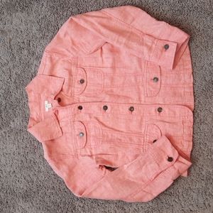 J. Jill 100% Linen Jacket
